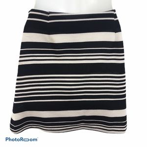 NWT Saks 5th Ave Stripe Mini XSmall Black …